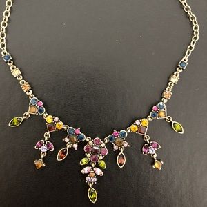Multi-color stone necklace